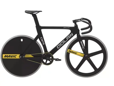 Dolan DF4 Carbon Track Bike 3D model