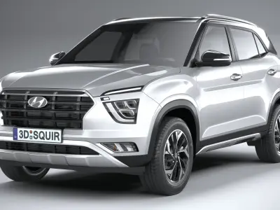 Hyundai Creta 2021 3D model
