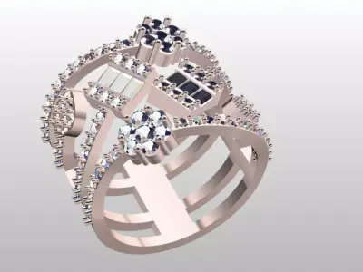 garden jewelry ring 3D print model