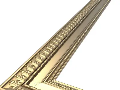 Carved Picture Frame 3D model 26