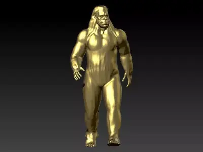 Bigfoot Pendant 3D print model