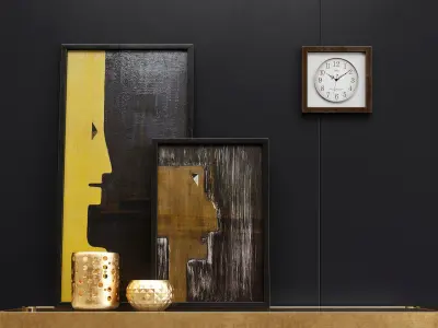 Decorate set table 3D model 3D model