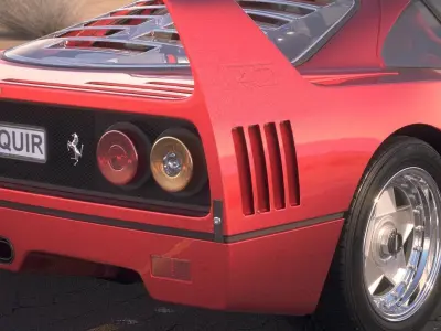 Ferrari F40 1987 3D model