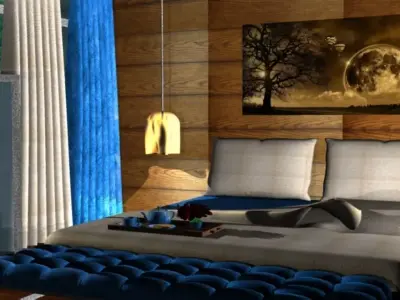 Luxury BedRoom 3D model