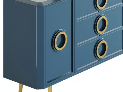 Rindix Blue Sideboard 3D model