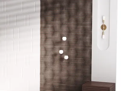 Decorative Wall panel  72 3D model