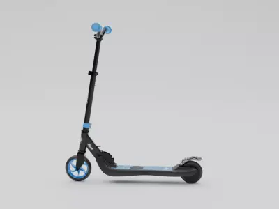 Electrical Cycle Low-poly 3D model