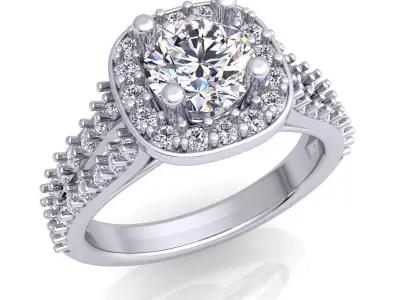 Luxury Collection Diamond Ring  3D print model