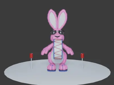 Energizer Bunny 3D Model 3D model