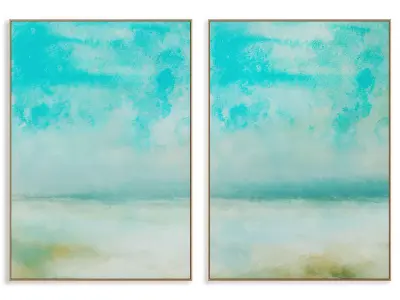 Abstract Painting Frame set 3D model 352