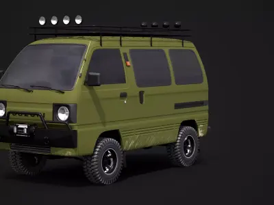 Suzuki Carry 4x4 3D model