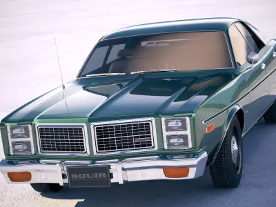 Dodge Monaco 1977 3D model