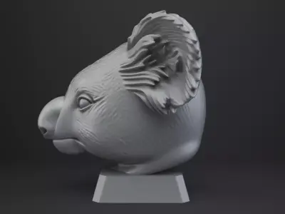 Koala Bust - Animal Figurine 3D print model