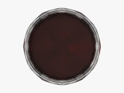 Glass goblet 03 3D model