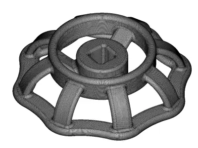 Gate Valve Handle Wheel 3D print model