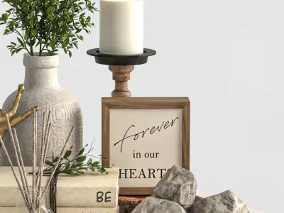 Decorative set 44 3D model