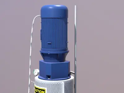 Filter Vessel Low-poly 3D model