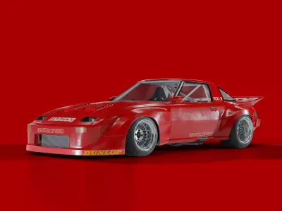 Mazda RX-7 SA22C IMSA 3D model 3D model