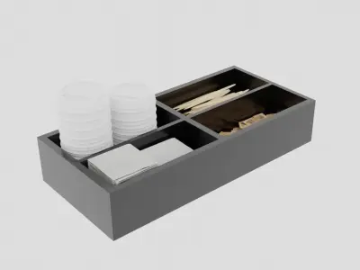 Take-away Coffee Station Organizer  Free 3D model
