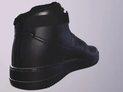 NIKE AIR FORCE 1 HIGH SHOES PBR Low-poly 3D model