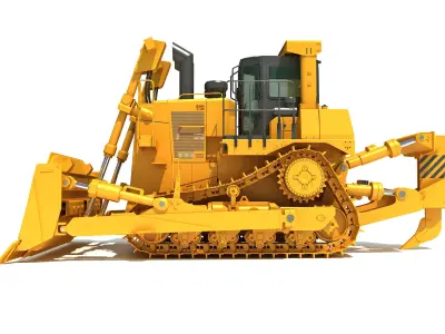 Tracked Dozer 3D model