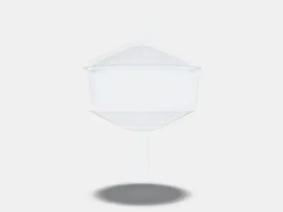 SALLSKAPLIG Bowl with lid Low-poly 3D model