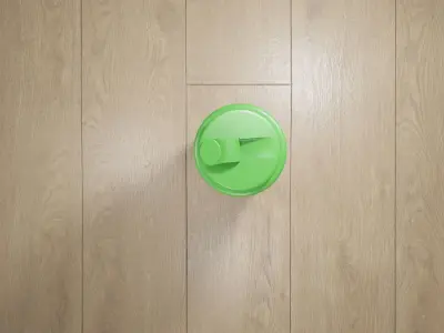 Protein Shaker Bottle Green Post Workout Low-poly 3D model