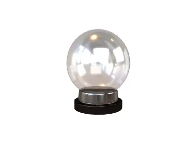 Crystal Ball V1 001 Low-poly 3D model
