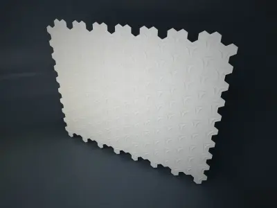 03 PUZZLE PATTERN WALL 3D model