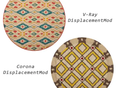 Rugs No 737 Low-poly 3D model