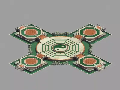 gAME Yun Yun Xuan - Center Platform 32 3D model