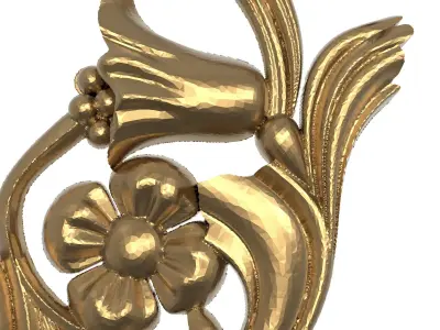  decorative pattern ready for 3D printing 3D model