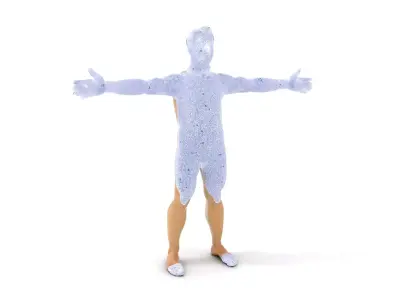 Beige Unity Suit model pack Low-poly 3D model