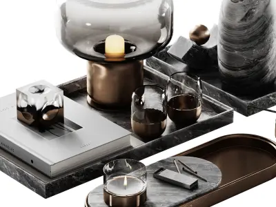 Decor set 8 3D model