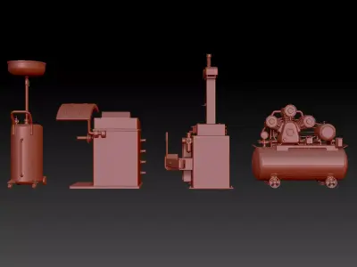 Garage tools 3D print model