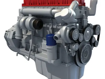 3D Models 3D Engine 3D model