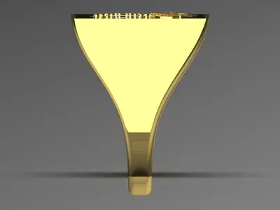 Evil Eye Ring jr00163 3D print model