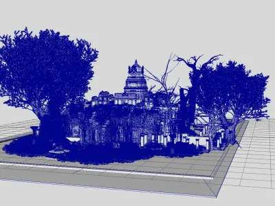 ancient temples 3d model 3D model