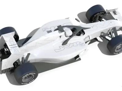 Generic F1 2015-2016 Race Car 3D model