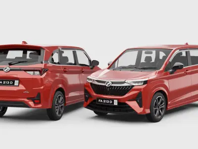 Perodua Alza 2022 3D model