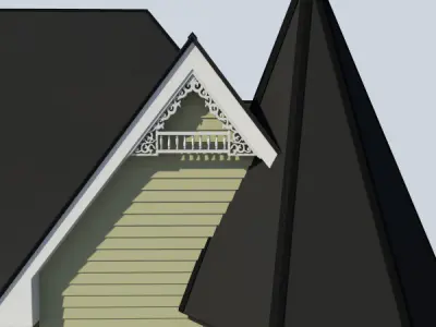 Gable Decoration 1 3D model