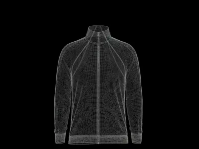 Raglan jacket 3d model 3D model