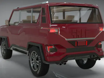 SUV original vehicle design  3D model