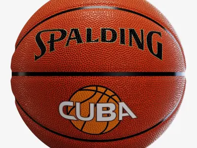 Basketball ball set 002 3D model