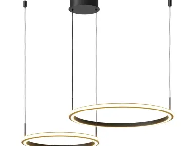 YLK Ring Modern LED Chandelier  3D model