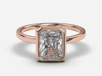 Bezal Set diamond Ring 3D print model
