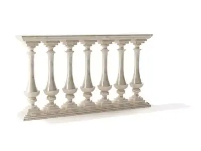 Architectural Fence   Railing 3D model