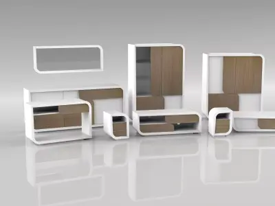 HOME FURNITURE SET 3D model