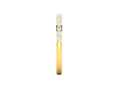 Solitaire Ring 3DM STL OBJ FBX Render Details 3D print model order