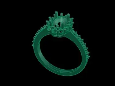 ring Queen 3D print model
